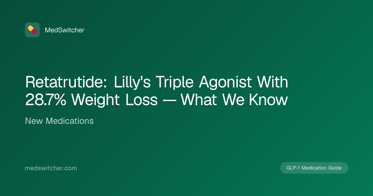Retatrutide: Lilly's Triple Agonist With 28.7% Weight Loss — What We ...
