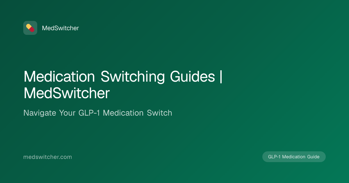 Medication Switching Guides | MedSwitcher